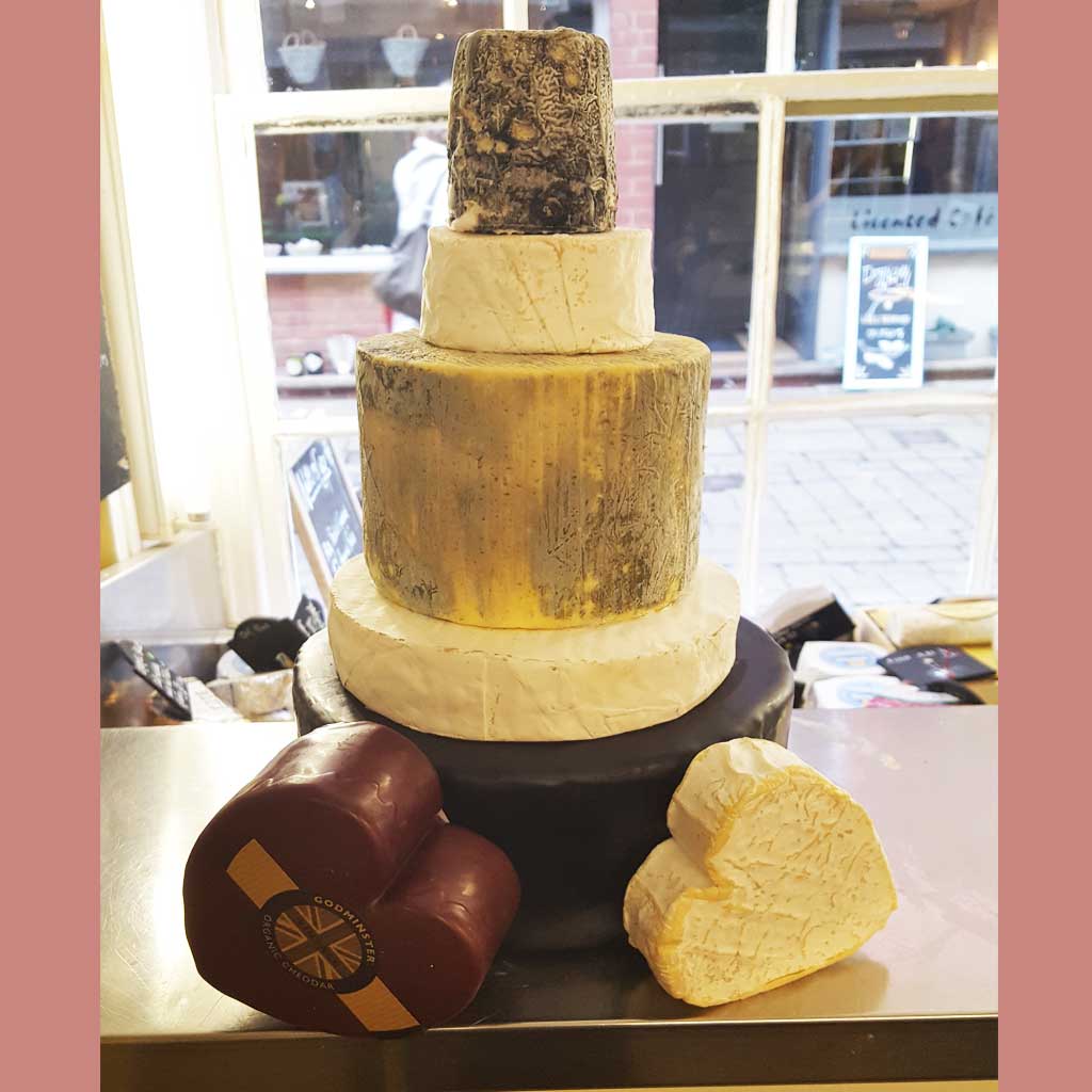 Bella Cheese wedding Cake, 6.1kg cheese tower.