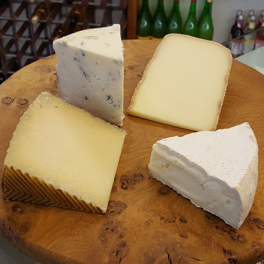 British Goat and Ewes milk cheese selection