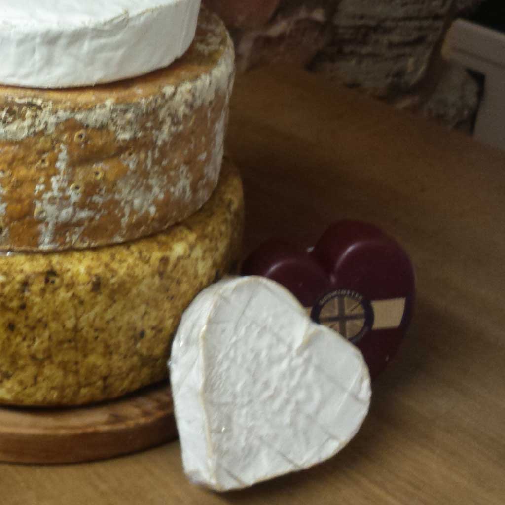 Coeur De Neufchatel Cheese, Heart shaped Brie Cheese