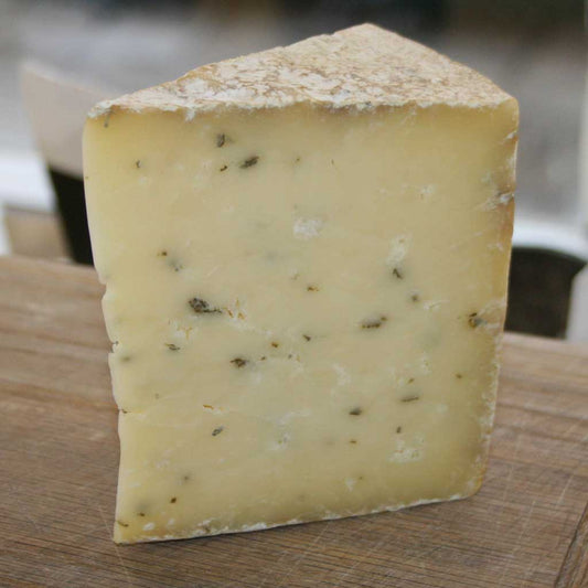 Hereford Sage Cheese, British artisan cheese with sage added