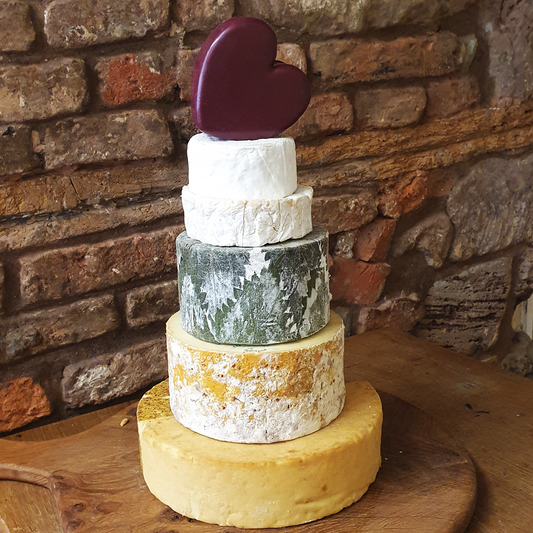 Katie wedding cheese cake of stacked cheese