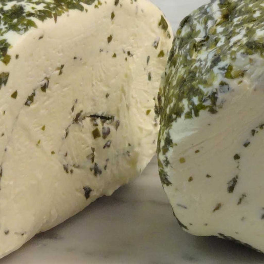 Le Roule Cheese, fresh young cheese with garlic and herbs